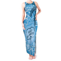 Gulf of Mexico Forever Tank Maxi Dress Mexican Turtle Blue Version