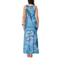 Gulf of Mexico Forever Tank Maxi Dress Mexican Turtle Blue Version