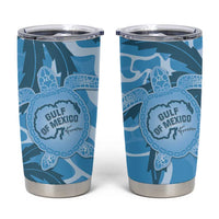Gulf of Mexico Forever Tumbler Cup Mexican Turtle Blue Version