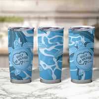 Gulf of Mexico Forever Tumbler Cup Mexican Turtle Blue Version