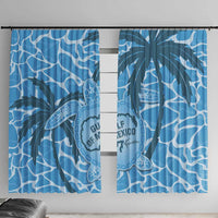 Gulf of Mexico Forever Window Curtain Mexican Turtle Blue Version