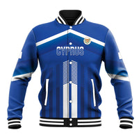 Custom Cyprus Football Baseball Jacket Go Champions