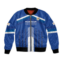 Custom Cyprus Football Bomber Jacket Go Champions