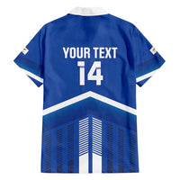 Custom Cyprus Football Family Matching Long Sleeve Bodycon Dress and Hawaiian Shirt Go Champions