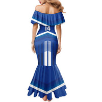 Custom Cyprus Football Family Matching Mermaid Dress and Hawaiian Shirt Go Champions