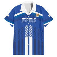 Custom Cyprus Football Family Matching Off Shoulder Maxi Dress and Hawaiian Shirt Go Champions