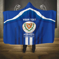 Custom Cyprus Football Hooded Blanket Go Champions