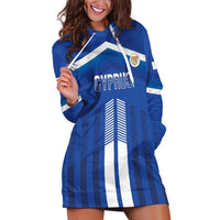 Custom Cyprus Football Hoodie Dress Go Champions