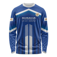 Custom Cyprus Football Long Sleeve Shirt Go Champions