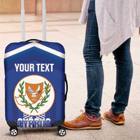 Custom Cyprus Football Luggage Cover Go Champions