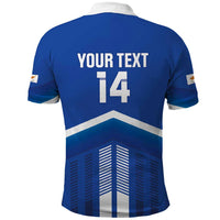 Custom Cyprus Football Polo Shirt Go Champions