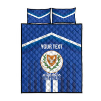 Custom Cyprus Football Quilt Bed Set Go Champions
