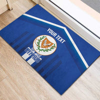 Custom Cyprus Football Rubber Doormat Go Champions