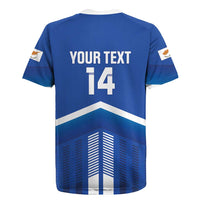 Custom Cyprus Football Rugby Jersey Go Champions