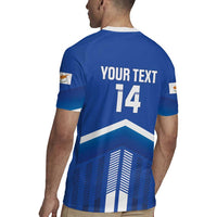 Custom Cyprus Football Rugby Jersey Go Champions