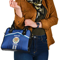 Custom Cyprus Football Shoulder Handbag Go Champions