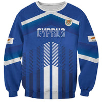 Custom Cyprus Football Sweatshirt Go Champions