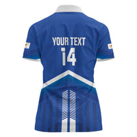 Custom Cyprus Football Women Polo Shirt Go Champions