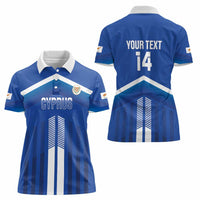 Custom Cyprus Football Women Polo Shirt Go Champions