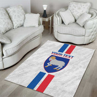 Custom Faroe Islands Football Area Rug Come On National Team