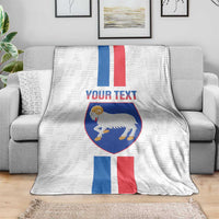 Custom Faroe Islands Football Blanket Come On National Team