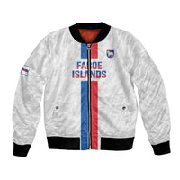 Custom Faroe Islands Football Bomber Jacket Come On National Team