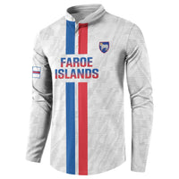 Custom Faroe Islands Football Button Sweatshirt Come On National Team