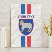 Custom Faroe Islands Football Canvas Wall Art Come On National Team
