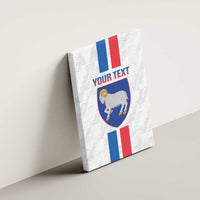 Custom Faroe Islands Football Canvas Wall Art Come On National Team