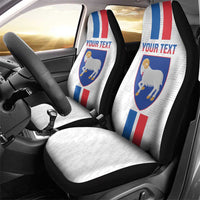 Custom Faroe Islands Football Car Seat Cover Come On National Team