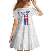 Custom Faroe Islands Football Family Matching Mermaid Dress and Hawaiian Shirt Come On National Team