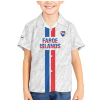 Custom Faroe Islands Football Family Matching Mermaid Dress and Hawaiian Shirt Come On National Team