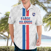 Custom Faroe Islands Football Hawaiian Shirt Come On National Team