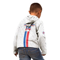 Custom Faroe Islands Football Kid Hoodie Come On National Team