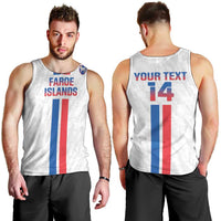 Custom Faroe Islands Football Men Tank Top Come On National Team