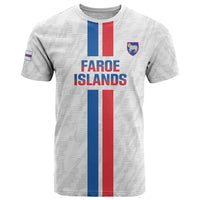 Custom Faroe Islands Football T Shirt Come On National Team