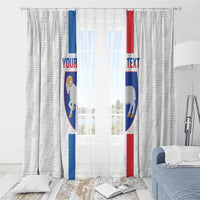 Custom Faroe Islands Football Window Curtain Come On National Team