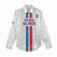 Custom Faroe Islands Football Women Casual Shirt Come On National Team