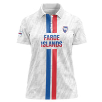 Custom Faroe Islands Football Women Polo Shirt Come On National Team