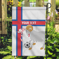 Custom Faroe Islands Football Garden Flag Coat Of Arms Flag Style