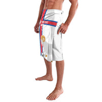 Custom Faroe Islands Football Lavalava Coat Of Arms Flag Style