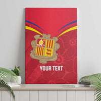 Custom Andorra Football Canvas Wall Art Come On Tricolors Poet's Narcissus