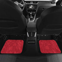 Custom Andorra Football Car Mats Come On Tricolors Poet's Narcissus