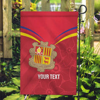 Custom Andorra Football Garden Flag Come On Tricolors Poet's Narcissus