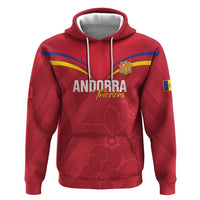 Custom Andorra Football Hoodie Come On Tricolors Poet's Narcissus