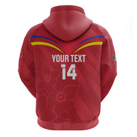 Custom Andorra Football Hoodie Come On Tricolors Poet's Narcissus