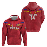 Custom Andorra Football Hoodie Come On Tricolors Poet's Narcissus