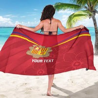 Custom Andorra Football Sarong Come On Tricolors Poet's Narcissus