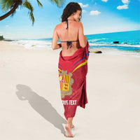 Custom Andorra Football Sarong Come On Tricolors Poet's Narcissus