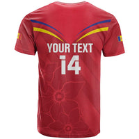 Custom Andorra Football T Shirt Come On Tricolors Poet's Narcissus